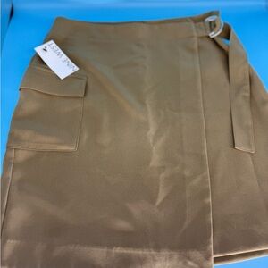 Nine West Camel Mini Skirt with Belt